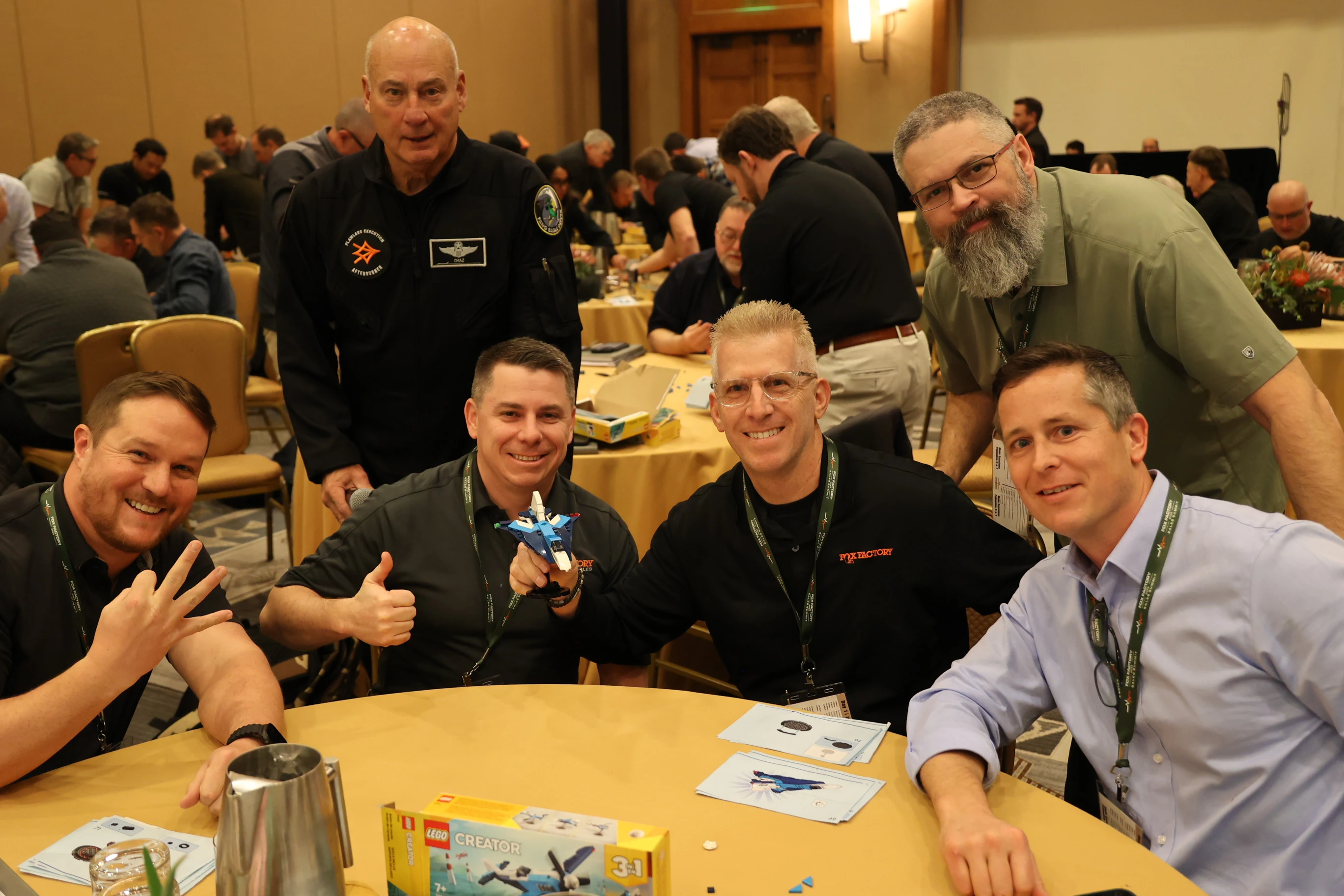 Afterburner Lego challenge event participants