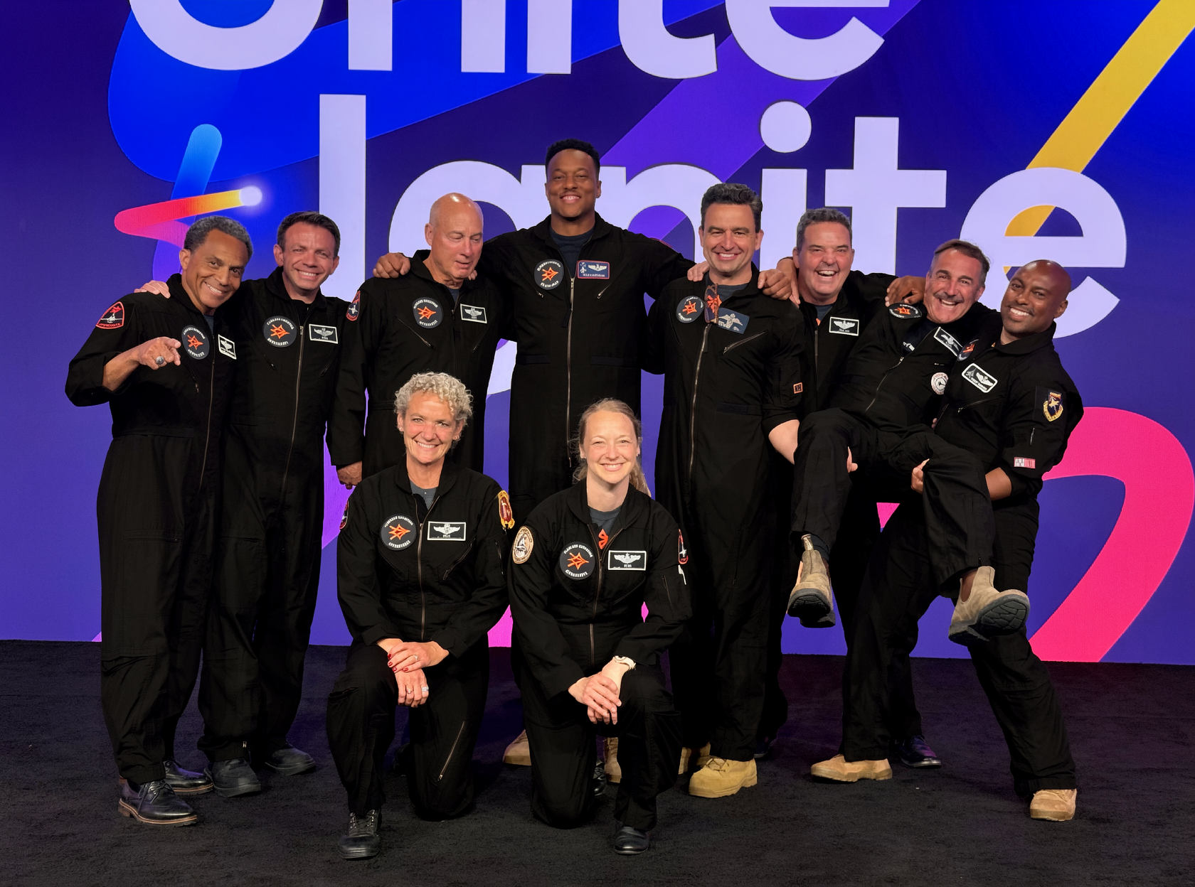 Event audience and Afterburner team during a session
